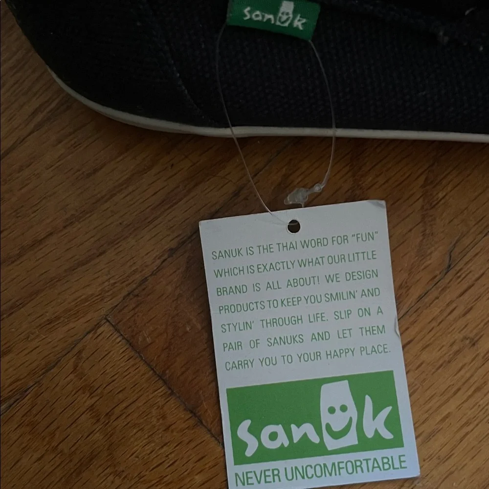 NWT Sanuk Navy Casa Barco Shoes- Size 9.5 - Picture 5 of 6